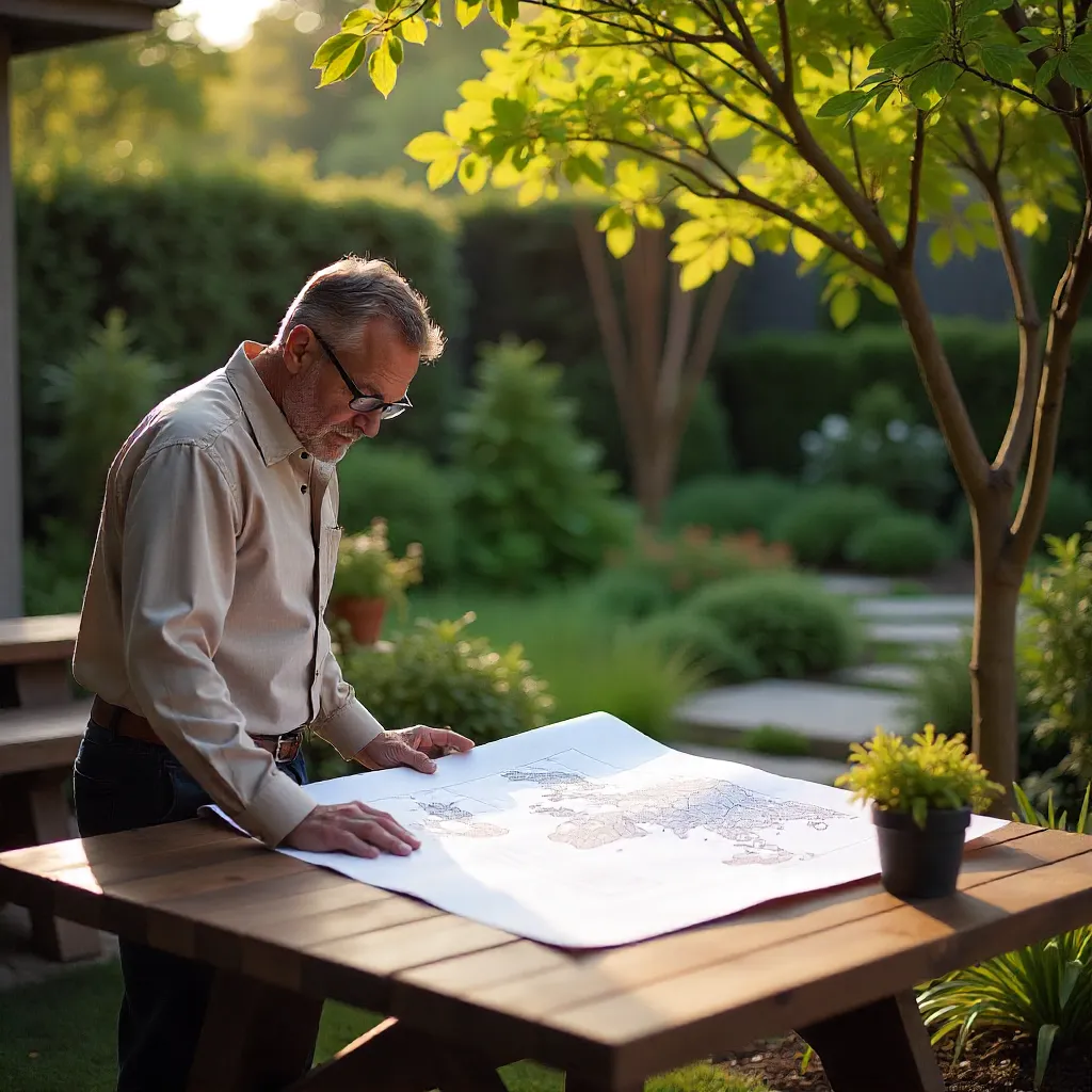 Organic garden transformation